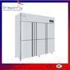 Cooper Tube Restaurant / Kitchen Upright Refrigerator With 6 Door