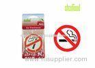Customized No Smoking Paper Air Freshener For Home Eco - Friendly