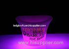 Patio Rechargeable Glow In the Dark LED Flower Pot With 16 Color Changing