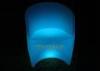 Rechargeable High Back LED Lounge Chair Blue Color / Illuminated LED Bar Furniture