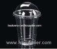 14oz Disposable Plastic PET Disposable Juice Cups 10.2cm Height