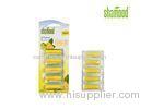 Yellow Lemon Home Small Vacuum Air Fresheners Cleaner 5 Strips / Set