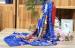Screen Printing Cotton / Habotai / Silk Foulard Scarves With Hand Hem