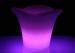 Portable Purple Brightness LED Ice Bucket Plastic Holder Illuminated Wine Pails