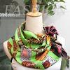 Dye / Jacquard Chiffon / Habotai Screen Printing Scarves Leopard Silk Scarf