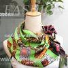 Dye / Jacquard Chiffon / Habotai Screen Printing Scarves Leopard Silk Scarf