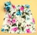 Luxury Floral Jaquard Dye Silk Bandana Scarf For Womens 65cmx65cm