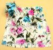 Luxury Floral Jaquard Dye Silk Bandana Scarf For Womens 65cmx65cm