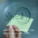 transparent stickers custom printing/Circle Logo Label/outdoor vinyl stickers