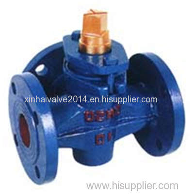 China Three-way Internal Thread Copper Core Plug Valves