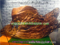 Chinese traditional carved crafts ancient tree root- cypress-1