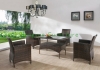 Rattan dining furniture set wicker dining room furniture supplier