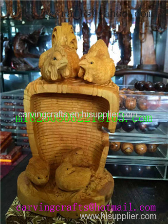 Chinese traditional JIn si nan wood carved crafts