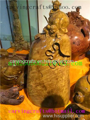 The Western Famous Figure Sculpture carved works-nanmu-1