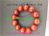 Indian Lobular Red Sandalwood oval Prayer beads Olive shape hand strings unisex lovers