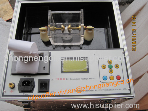 BDV Oil Tester Machine For Testify Dielectric Strength Of Transformer Oil