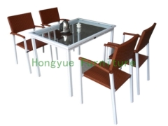 Rattan dining chairs set wicker dining set furniture