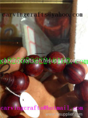 Authentic Lobular Red Sandalwood Parallel to grain high density bracelet hand string Unisex gift