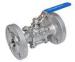 Stainless Steel Flanged 3PC Floating Ball Valve / Industrial Flange Ball Valves