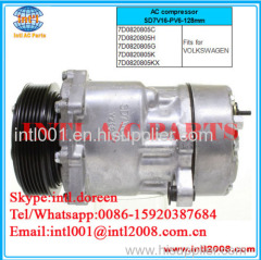 SANDEN SD7V16 1246 AC compressor fits for VOLKSWAGEN LT 28-35 II Bus 7D0820805G 7D0820805C