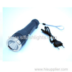 Plastic LED Rechargeable Flashlight