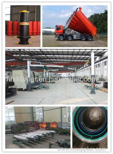 4TG-E180 series telescopic hydraulic cylinder for dump truck