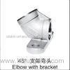 45 Elbow with bracket Fittings and Couplings Stainless steel thread end