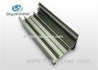 Customized Silver Polishing Aluminum Extrusion Profile For Floor Strip 6060-T5 / T6