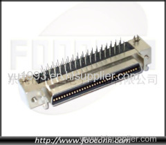 SCSI 68 Pin Female Ribbon Type Connector R/A DIP for PCB