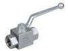 Hydraulic 1/2'' Ball Valve Stainless Steel Material with Threaded End High Performance