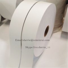 China largest destructible label material factory MinRui wholesale tamper evident self adhesive vinyl label paper