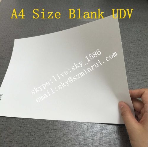 Custom White A4 Size Ultra Destructible Label Materials Sheet Tamper Proof Sticker Paper  