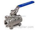 3 PC DIN Standard Stainless Steel 1/2" - 2" Ball Valve Full Port PN63 M3 Type