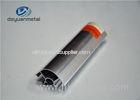 Silver Polishing Industrial Aluminium Profile For Building With Cutting And Drilling