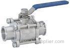 Manual Floating Ball Valves 1/2 - 3 3PC CLAMP END BALL VALVE for Industrial