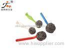 Plastic Hand Scrubber / Stainless Steel Clean Ball For Kitchen