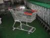 Double Bearing Casters Supermarket Shopping Carts with baby seat