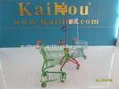 45 Litre Metal Retail Shopping Trolleys With Base Grid For Hyper Market