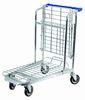 Medium Duty Colored Coating Metal Warehouse Carry Trolley For Grocery Store