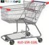 180L Advertisement Metal Grocery Store Shopping Cart With Wheels 1080x640x1075mm