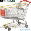 Large Capacity Supermarket Lightweight Shopping Trolley / Grocery Shopping Cart