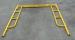 Yellow Coated Low Carbon Walk Through Scaffolding Frames American Design 5x5