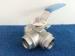 L Port Stainless steel Three Way Ball Valve 1/4 Inch - 2 Inch Screwed end