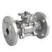 SCS13 / SCS14 JIS 10K 3PC SS Flanged Ball Valve With ISO5211 Mounting Pad