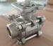 1/2 - 4" 3PC High Mounting Pad ISO 5211 Ball Valve with WCB / CF8 / CF8M for Industrial