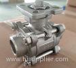 1/2 - 4" 3PC High Mounting Pad ISO 5211 Ball Valve with WCB / CF8 / CF8M for Industrial