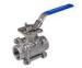 WCB / CF8M / CF8 Industrial ISO 5211 Ball Valve / ANSI Full Port SS Ball Valves