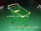 Colored Coated Wicker Shopping Trolley For Elderly / heavy duty trolley