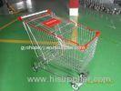 180 Liter Supermarket Shopping Trolley German Style With Base Grid