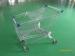 180L zinc plated with clear powder coating Supermarket Shopping Carts / Shopping Trolley without bab